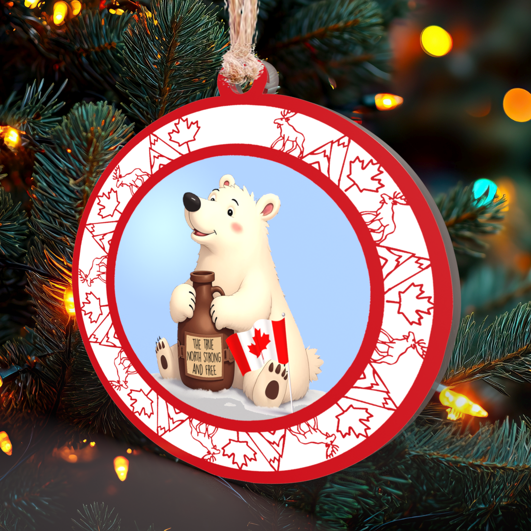 Canadian Pride Ornament Set
