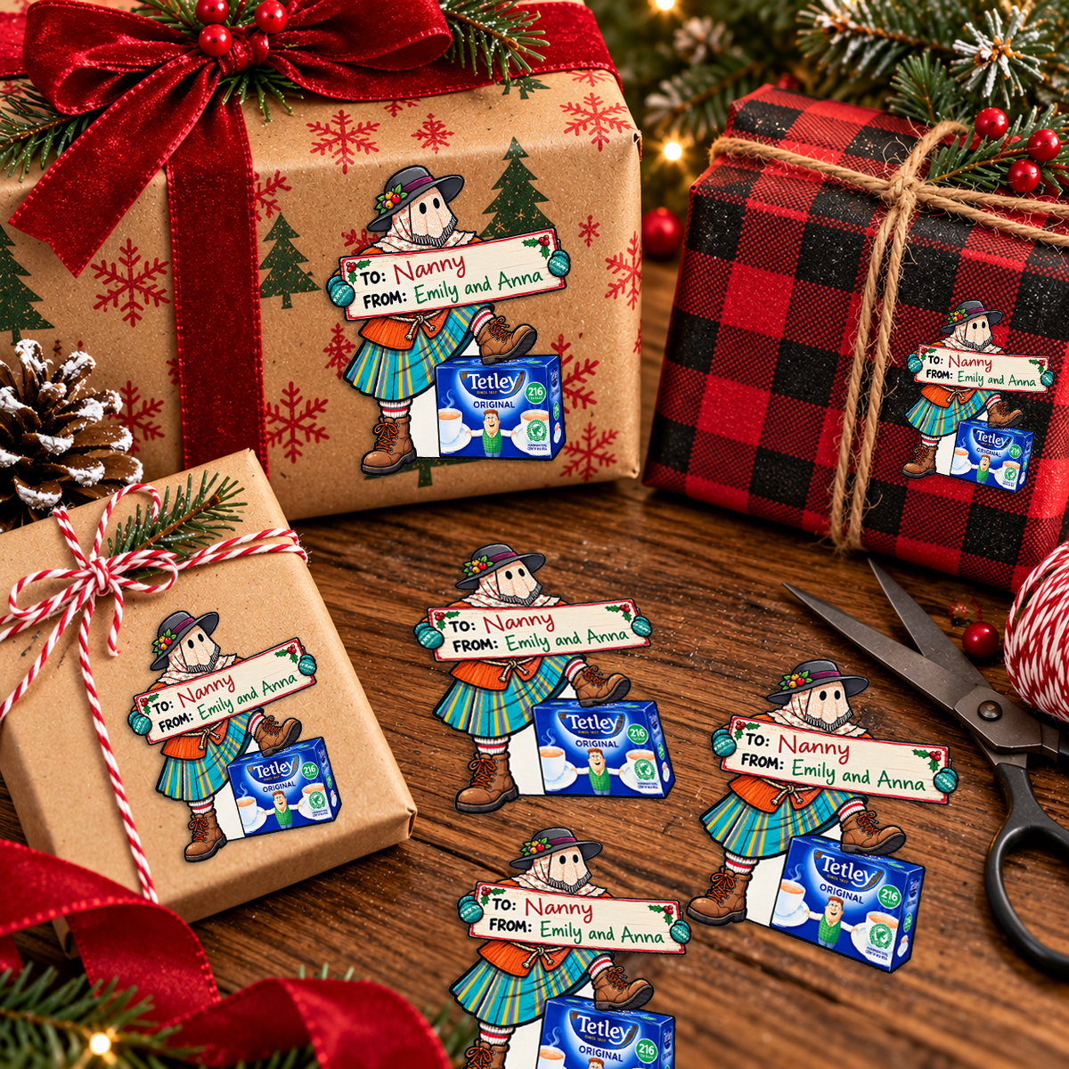 Viola Mummer Gift Tags