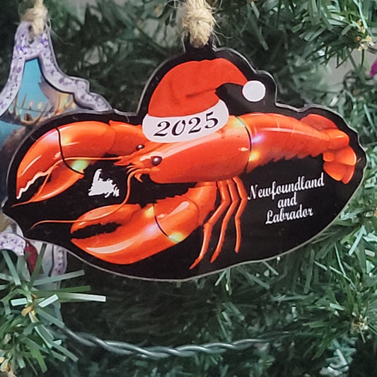 NL Lobster Christmas Ornament