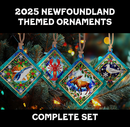2025 Newfoundland Themed Christmas Ornaments