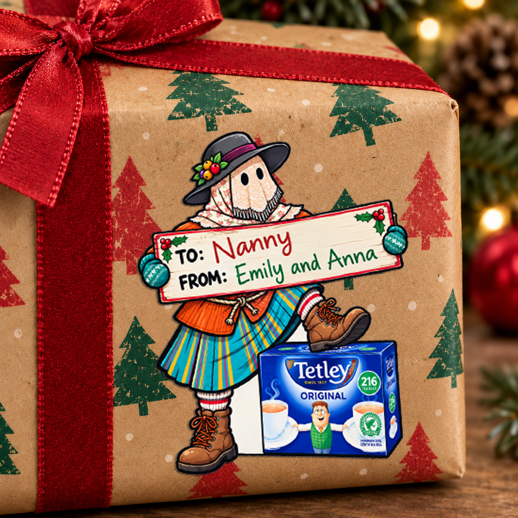 Viola Mummer Gift Tags