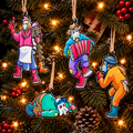 Mummers Ornaments  - Original Set 2
