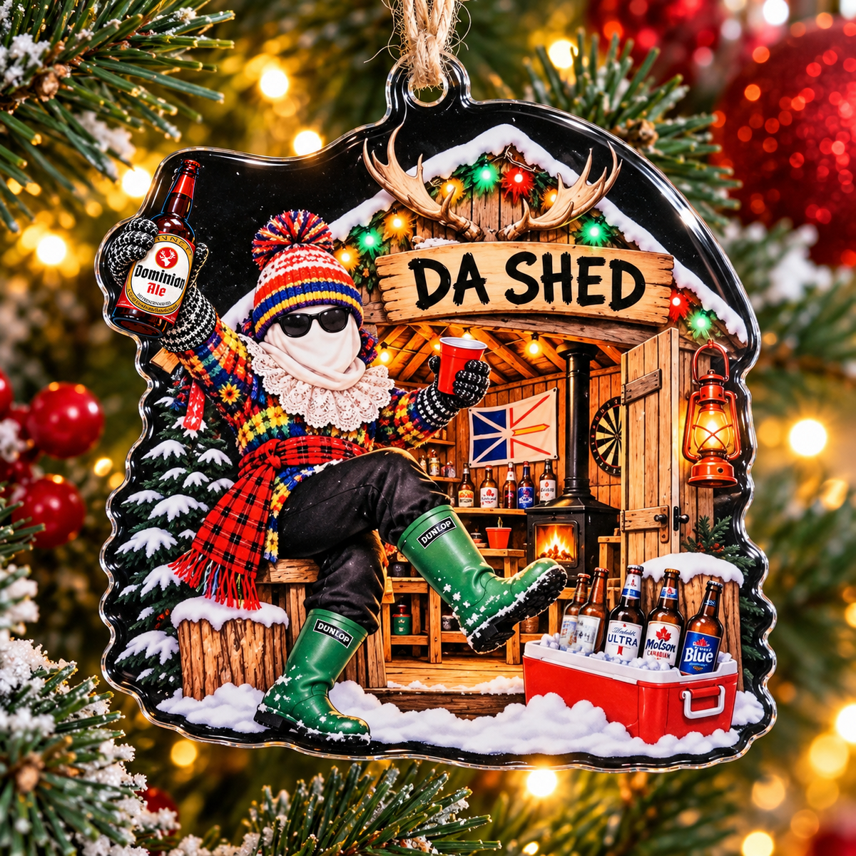 Da Shed Newfoundland Christmas Ornament