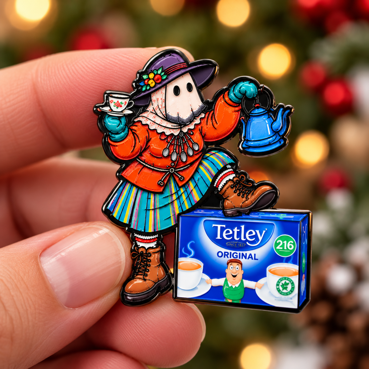 Viola Mummer Lapel Pin