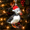 NL Puffin Christmas Ornament