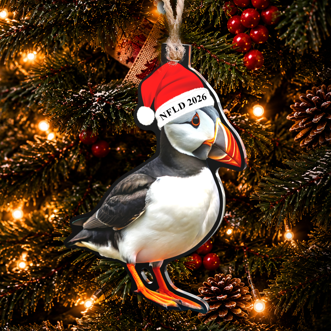 NL Puffin Christmas Ornament