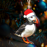 NL Puffin Christmas Ornament