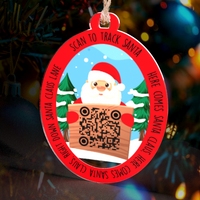 Santa Tracker Christmas Ornament