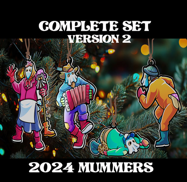 Mummers Ornaments 2 - Complete Set