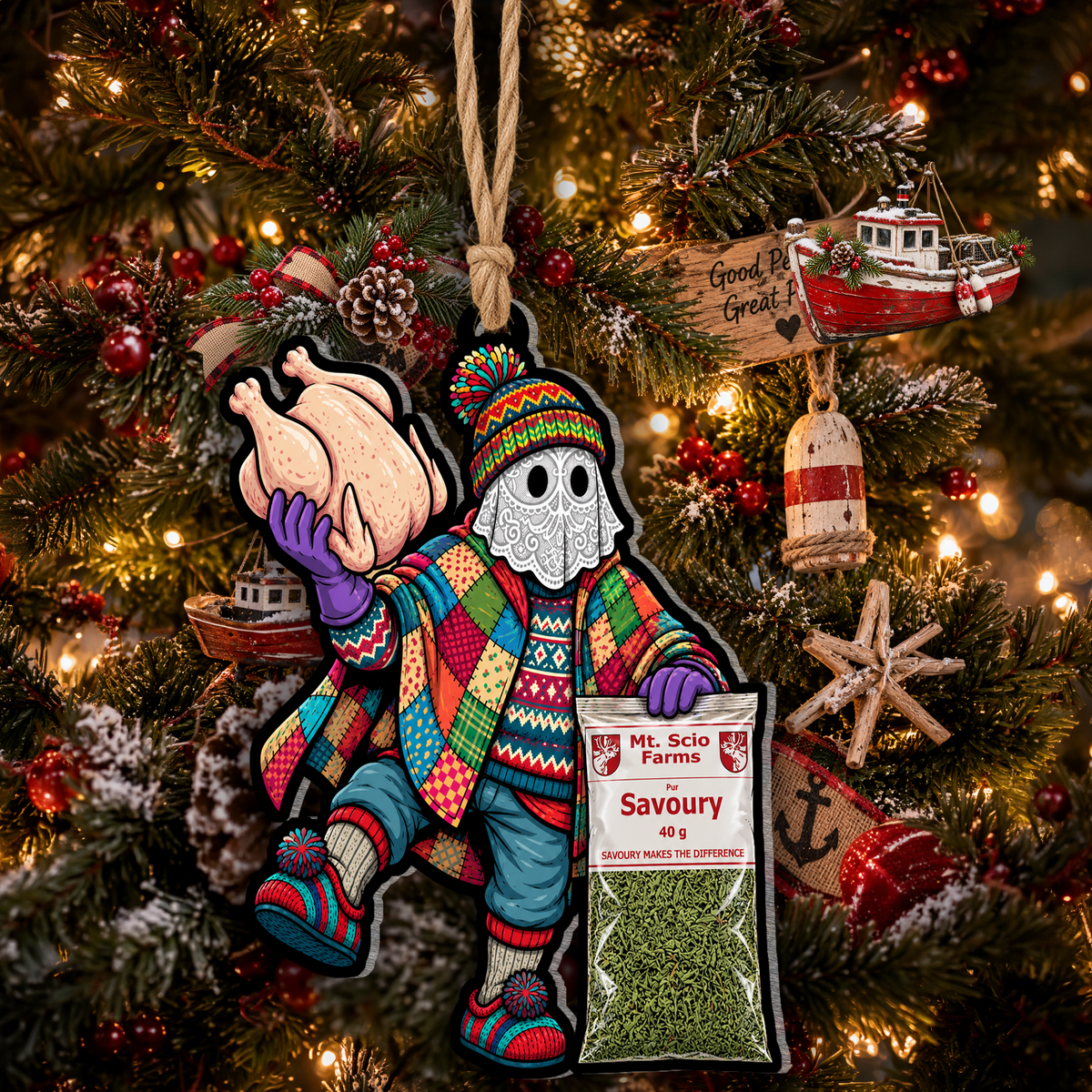 Mummers Ornament - Norma