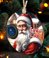 Santa Cam Ornament