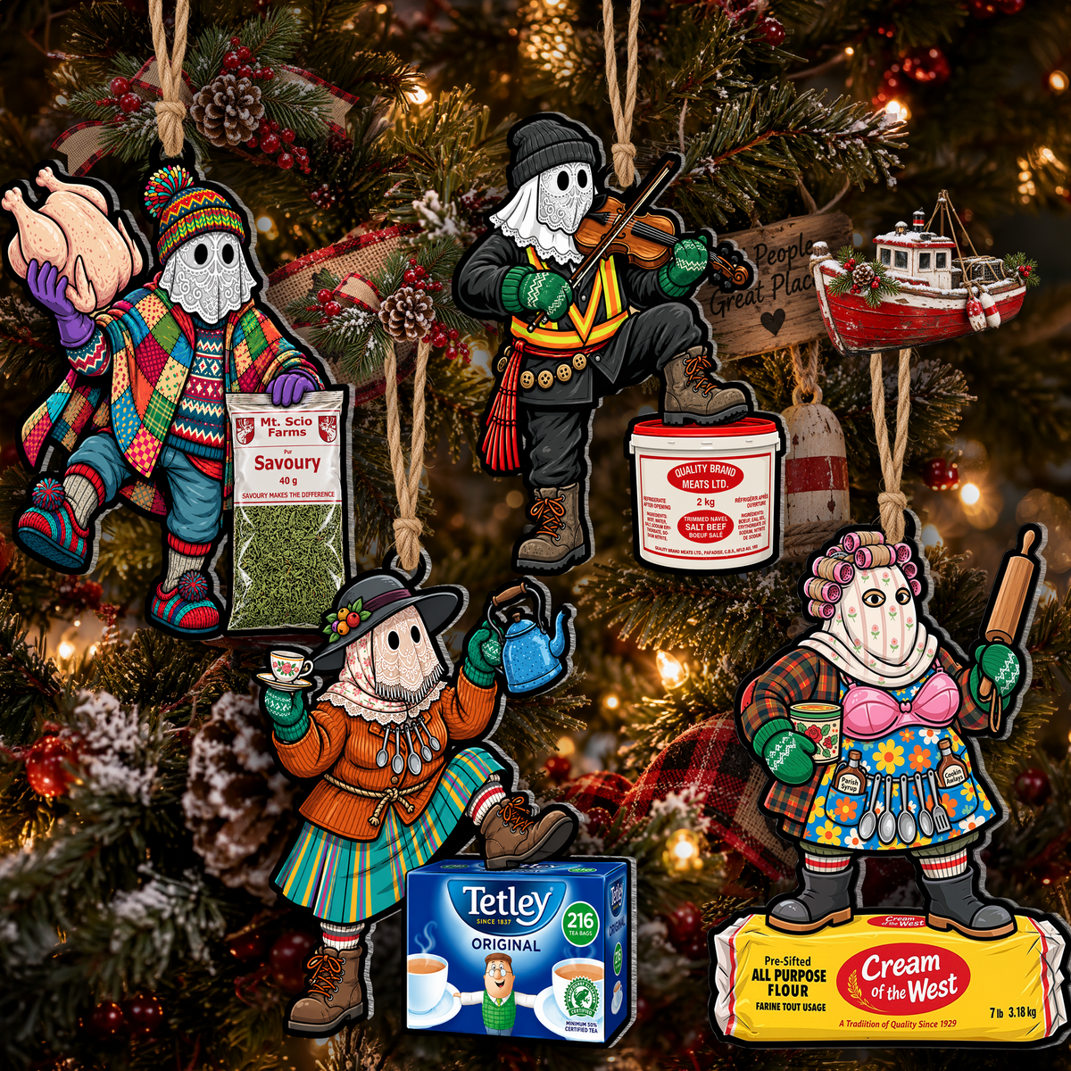 Mummers Ornaments  - 2026 Set 3