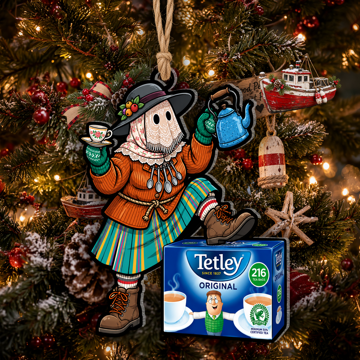 Mummers Ornament - Viola
